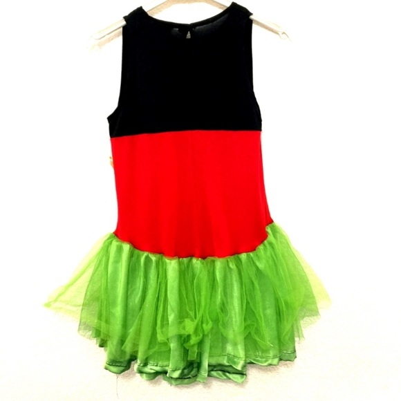 Marvin the Martian Costume Tulle Dress Black Green Red - Picture 7 of 7